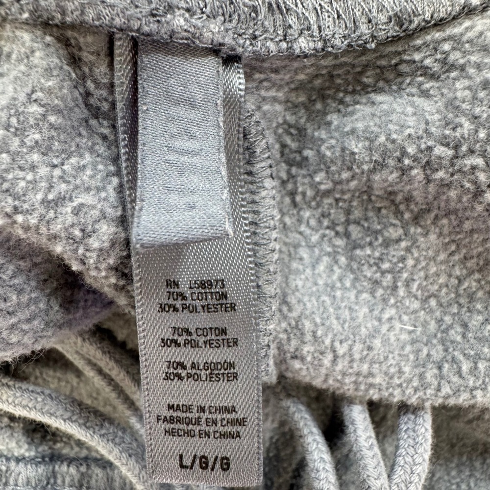Skims Fleece Lined Jogger Sweatpants Womens Large Cotton Blend Blue Vintage Wash - Picture 3 of 10